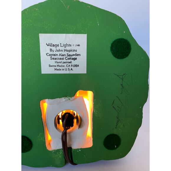 Vintage John Hopkins Village Lights Captain Alan Saunders Seacoast Cottage House - Picture 8 of 11